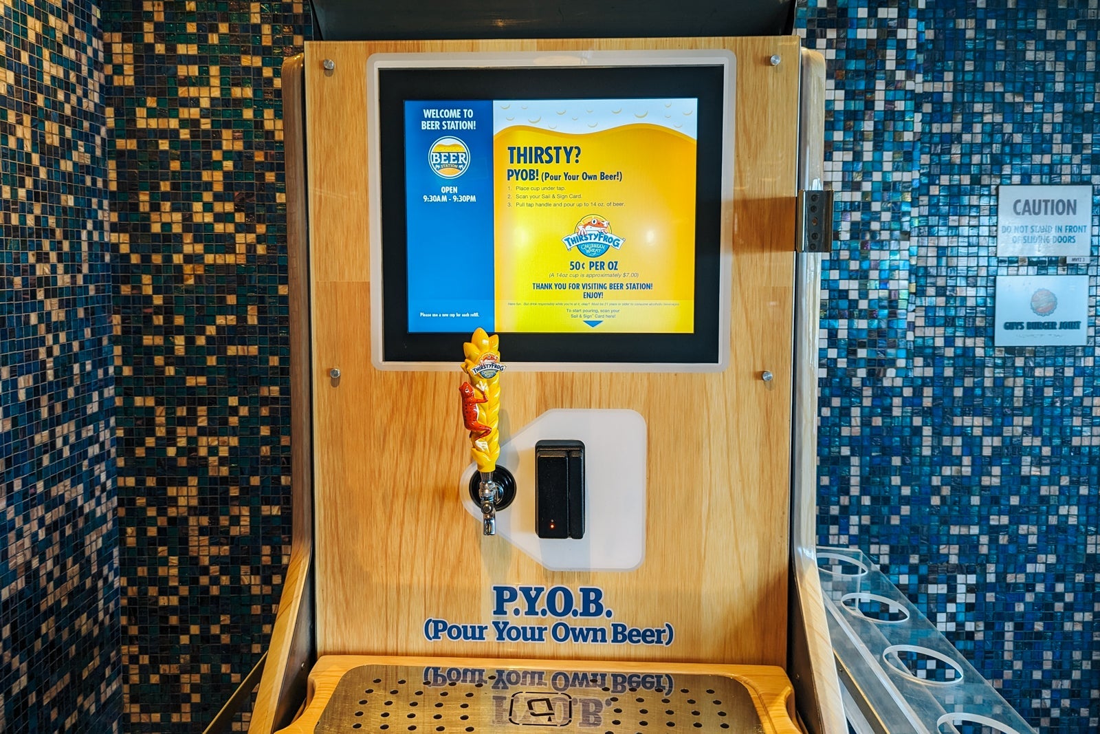 Carnival Glory beer by the ounce