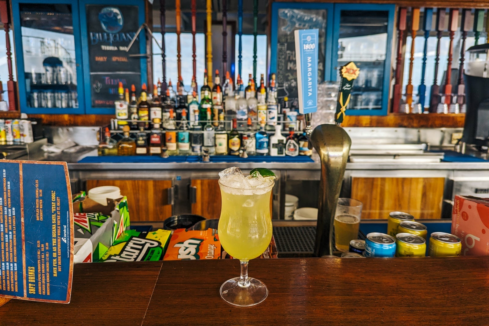 Carnival Glory BlueIguana Bar