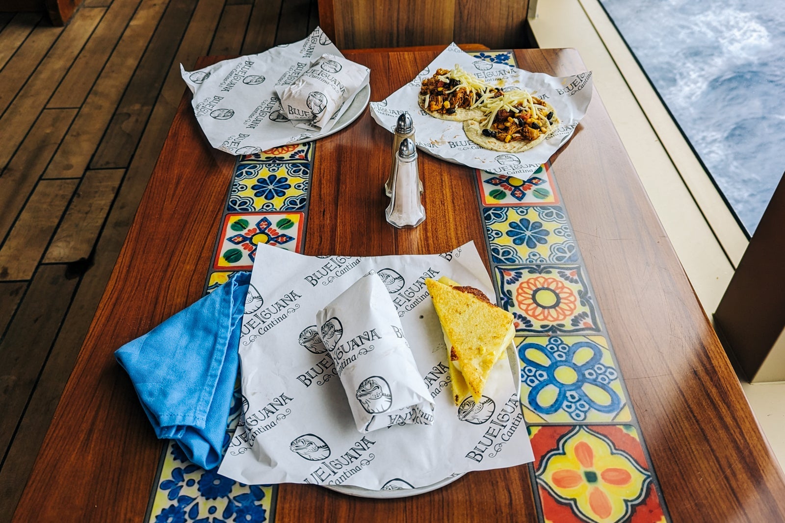 Carnival Glory BlueIguana Mexican food