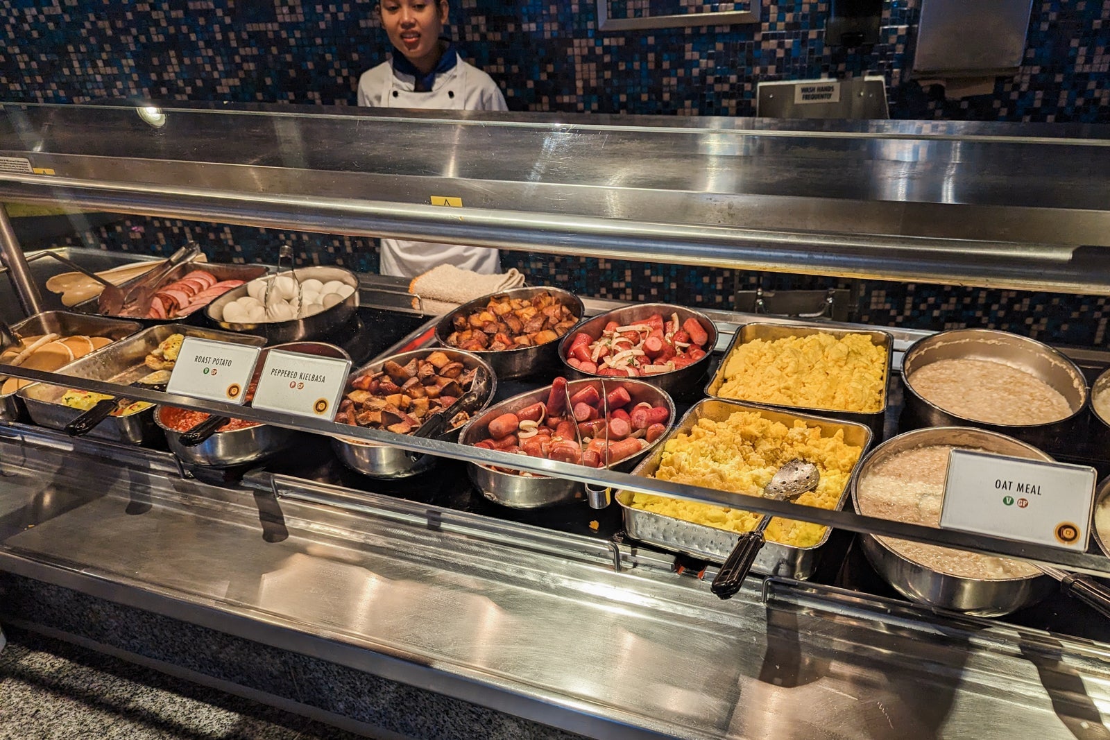 Carnival Glory Lido buffet