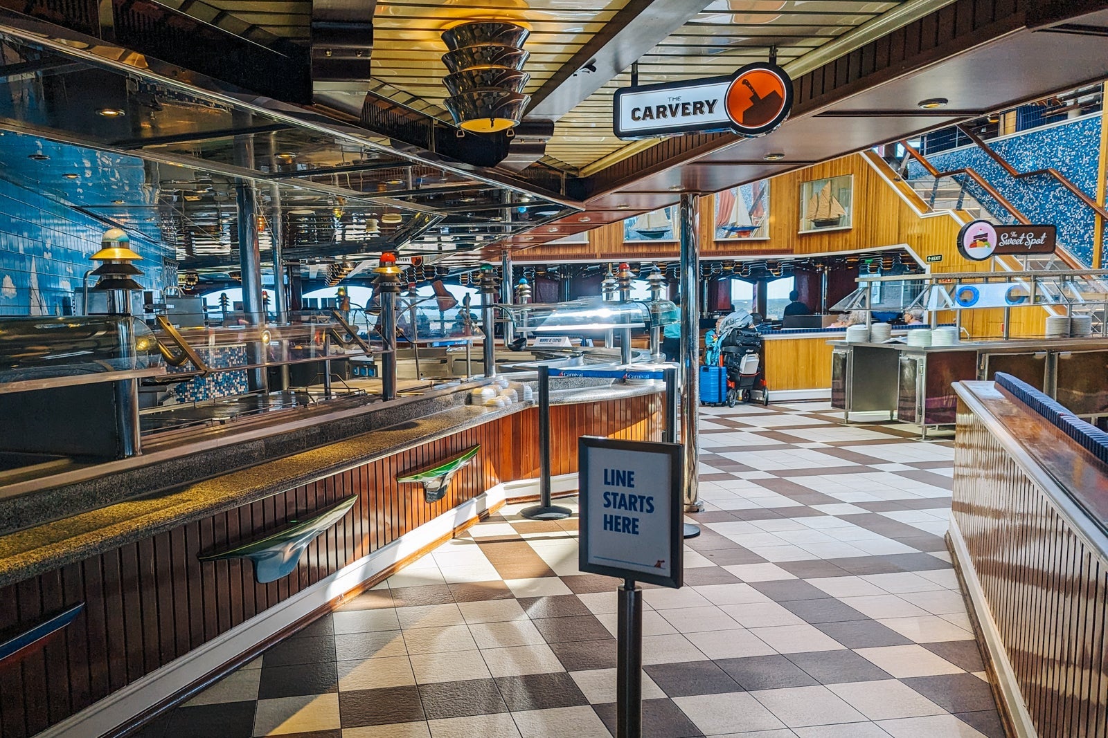 Carnival Glory Lido buffet