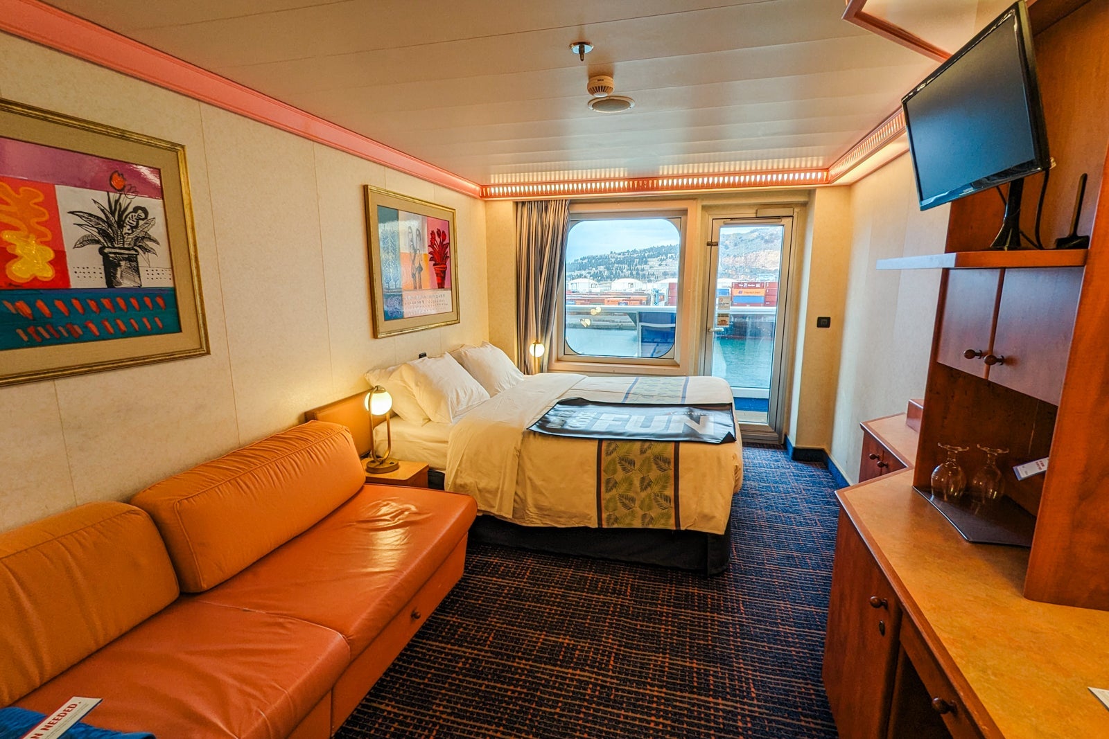 Balcony room on Carnival Glory