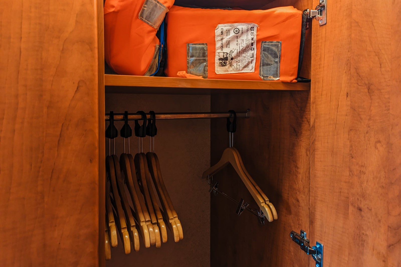 Carnival Glory cabin closets