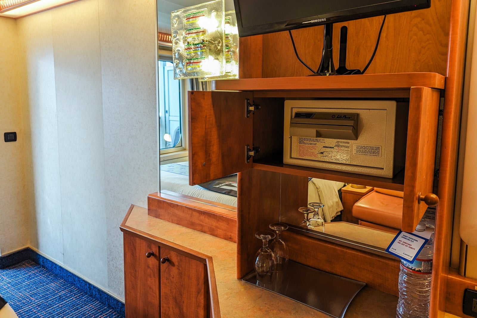 Carnival Glory cabin safe
