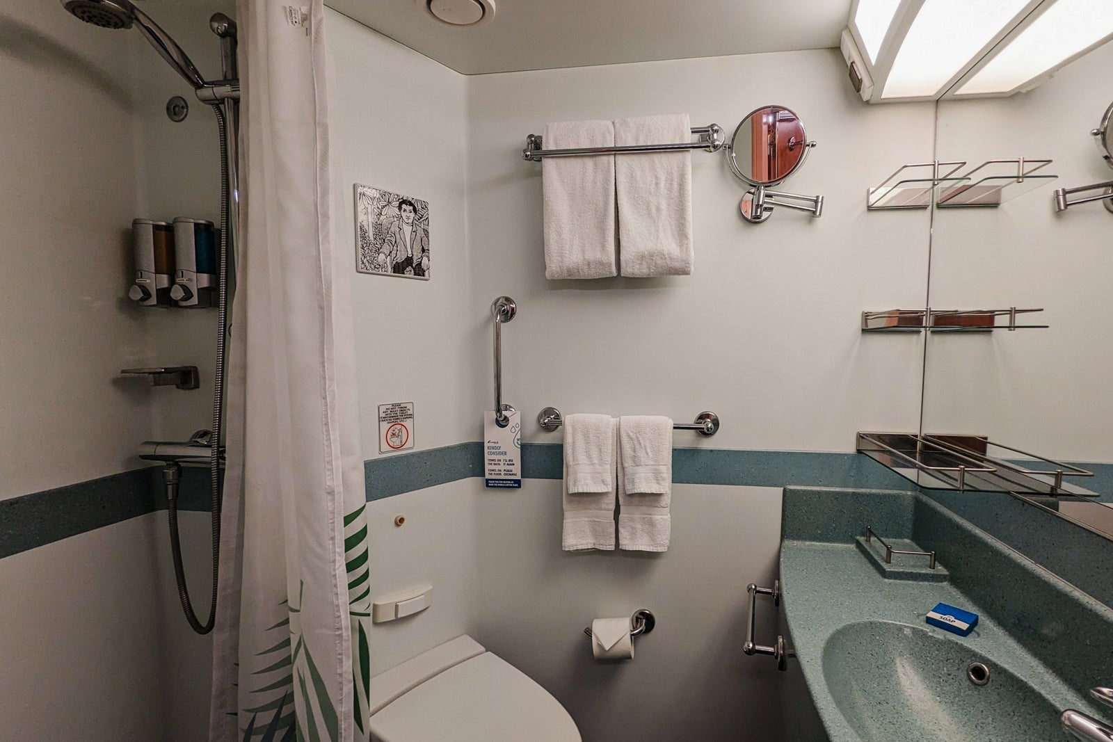 Carnival Glory cabin bathroom