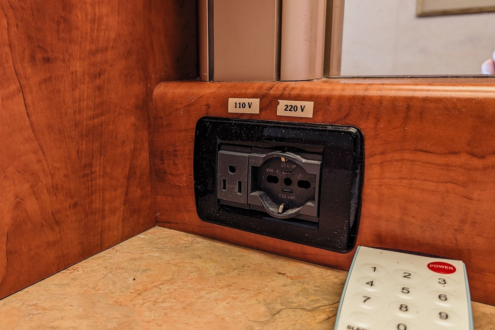 Carnival Glory power outlets