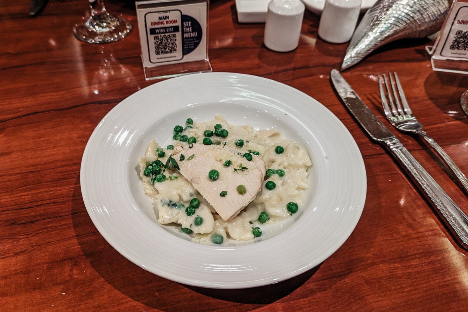 Carnival Glory appetizer