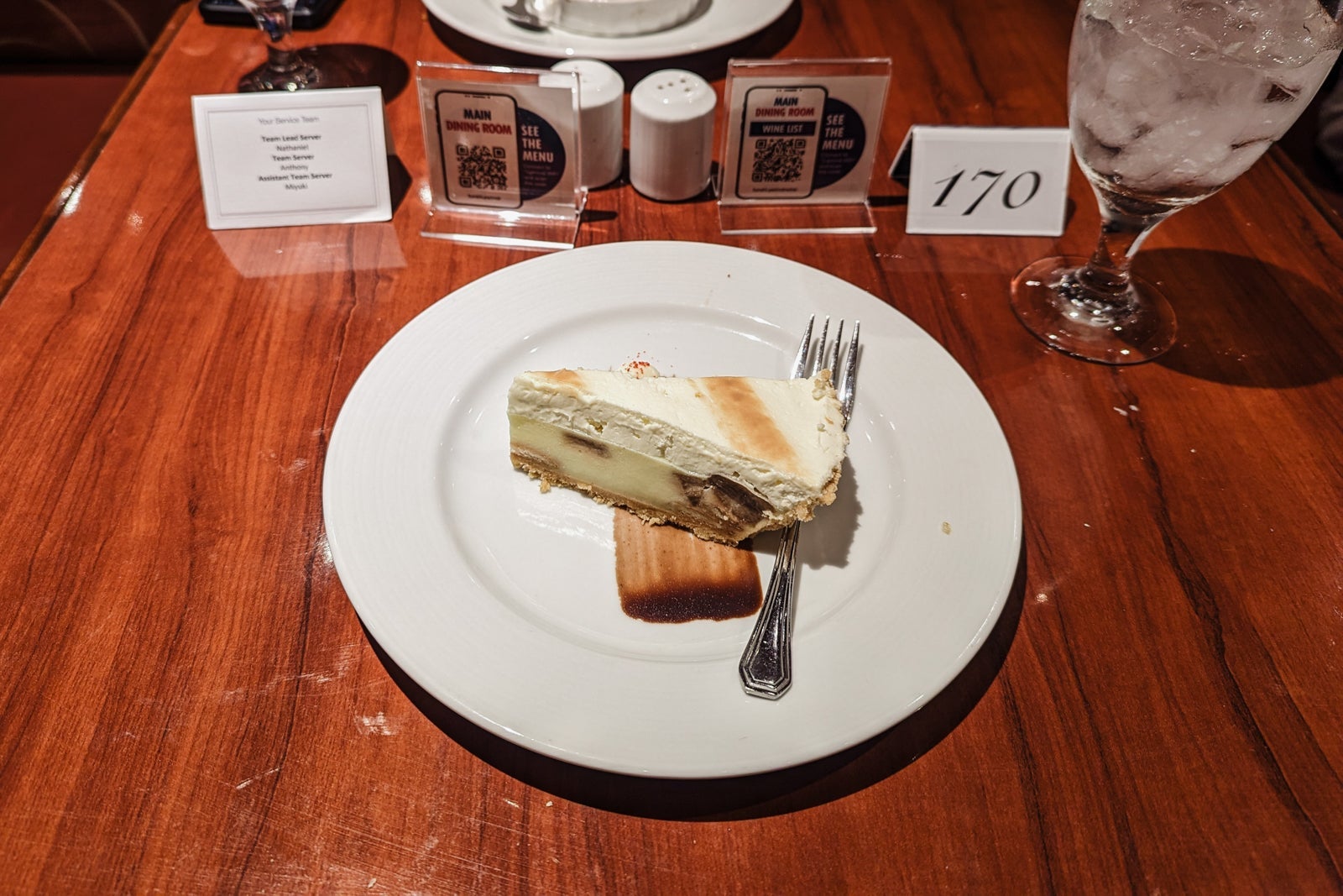 Carnival Glory dessert