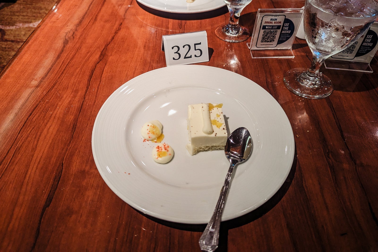 Carnival Glory dessert