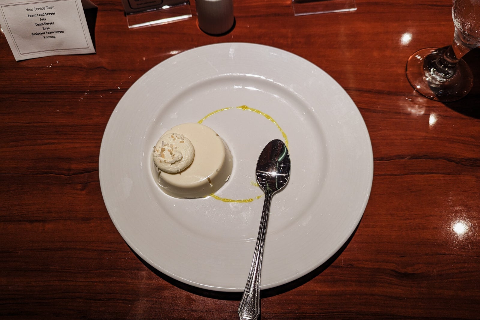 Carnival Glory dessert