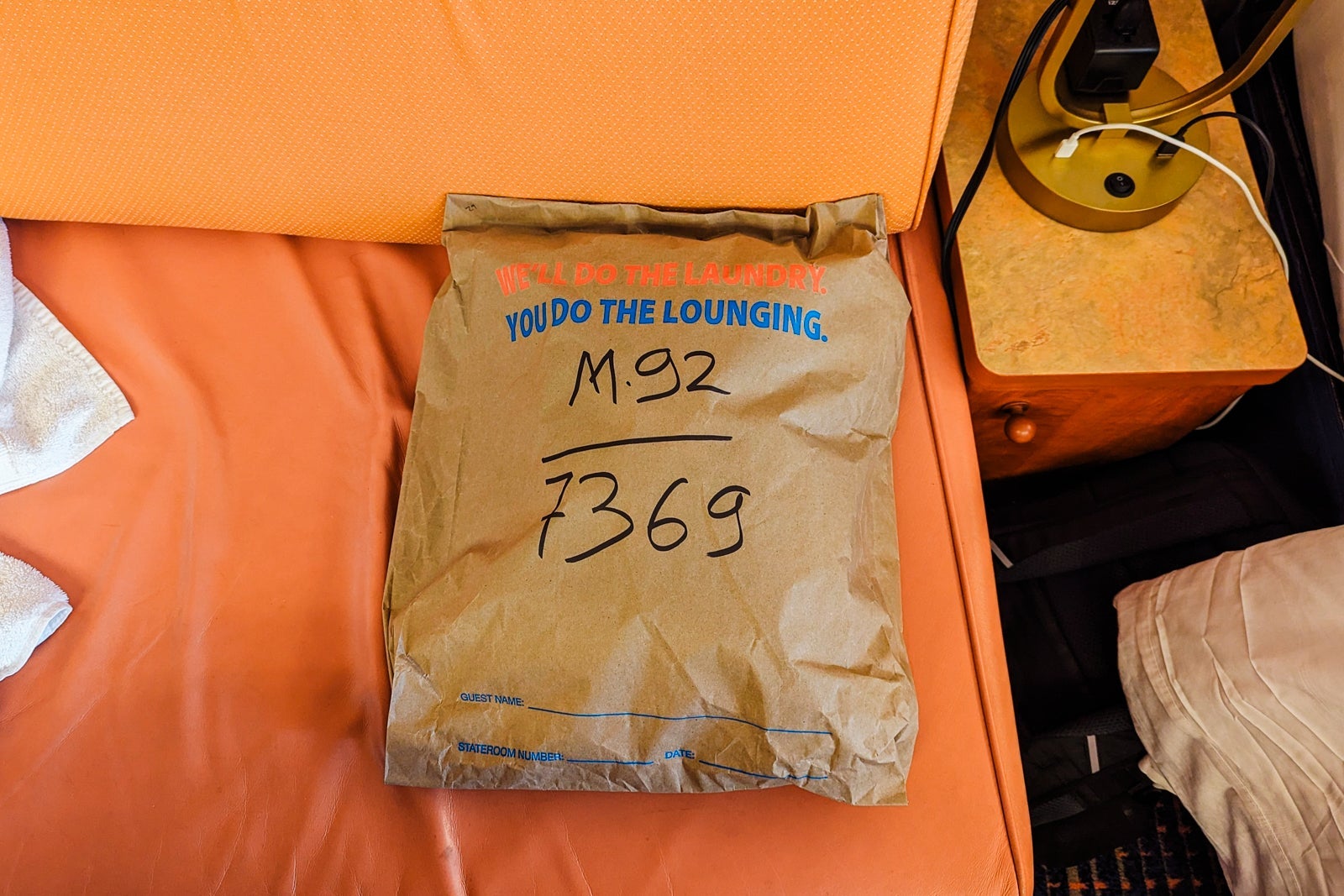 Carnival Glory laundry