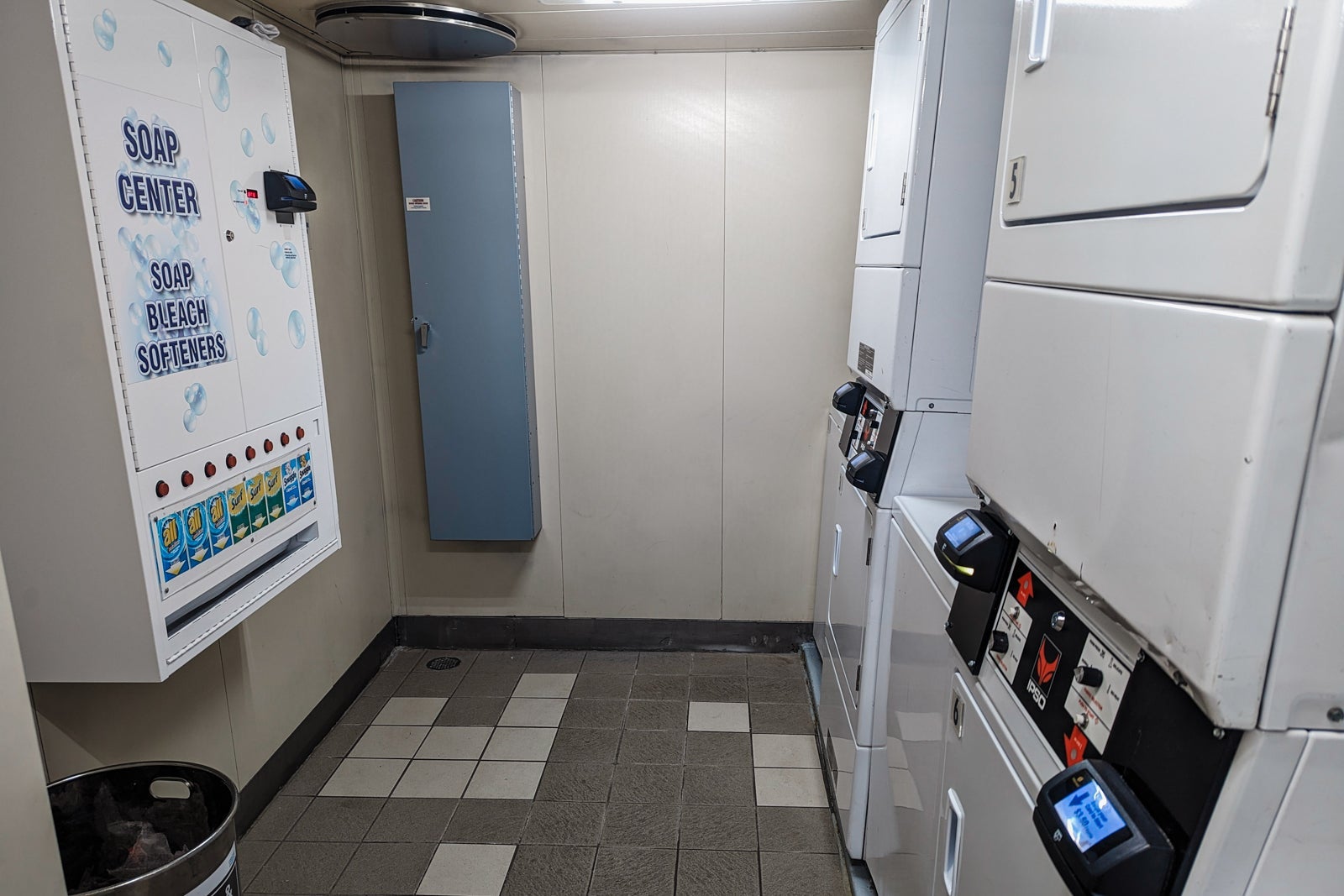 Carnival Glory self-serve laundry
