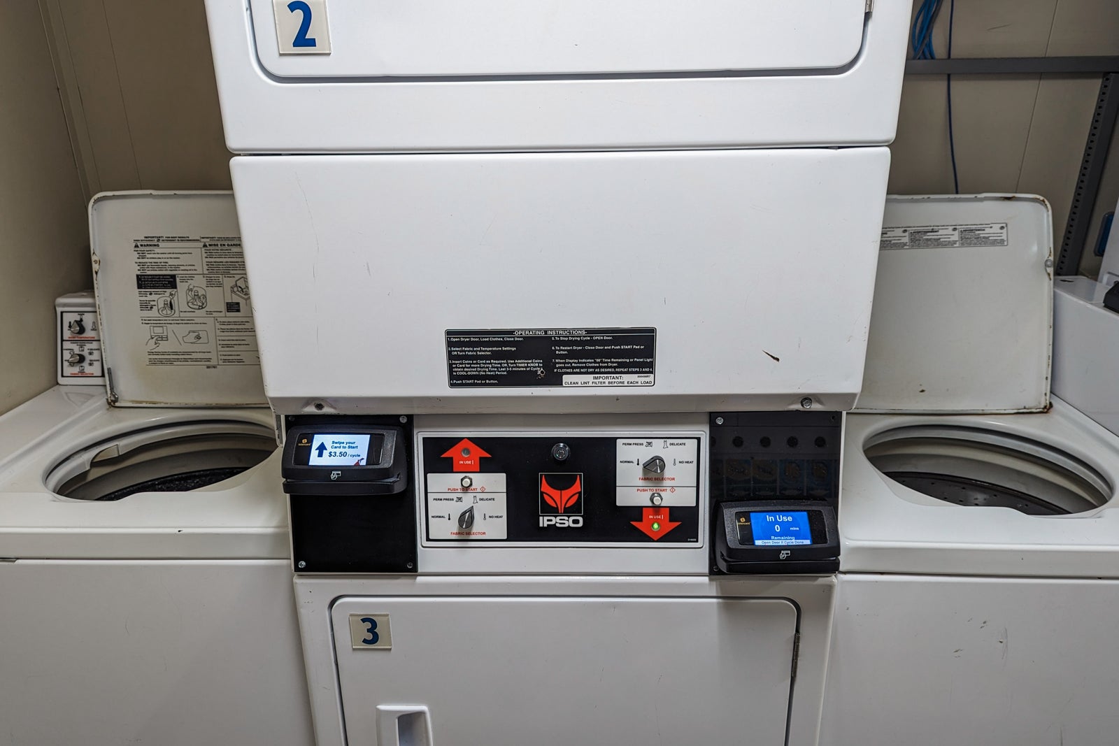 Carnival Glory self-serve laundry