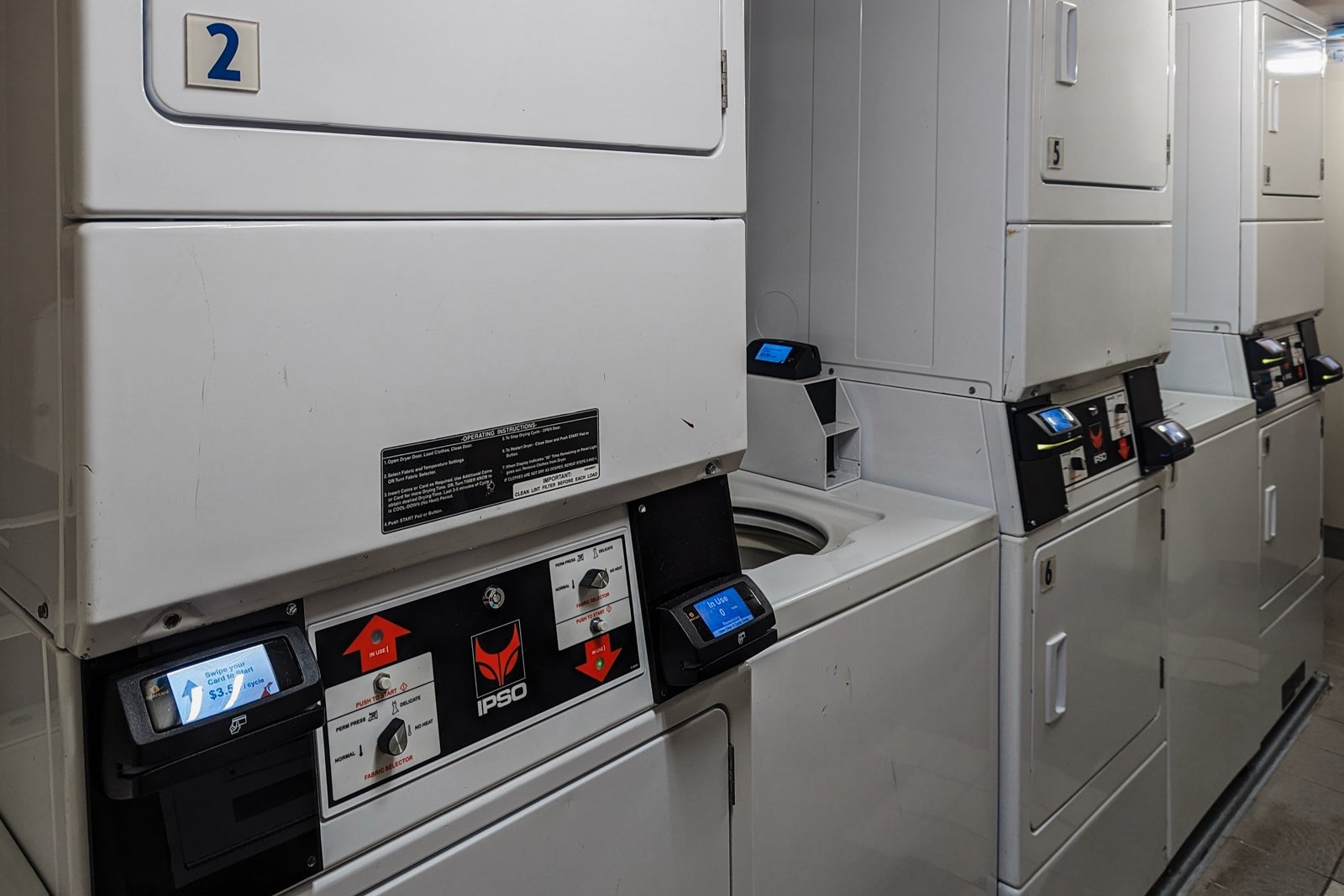 Carnival Glory self-serve laundry