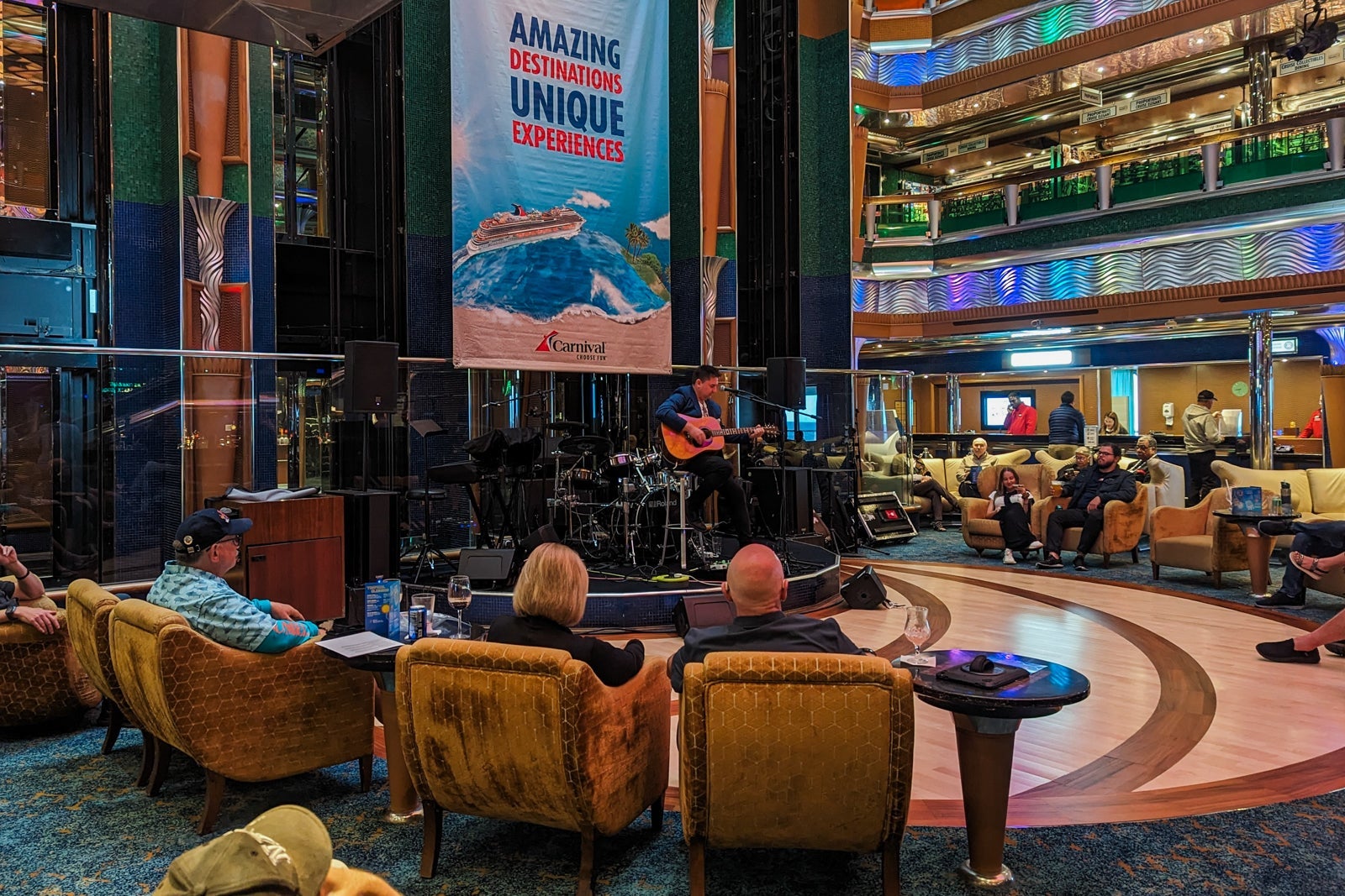 Carnival Glory live music