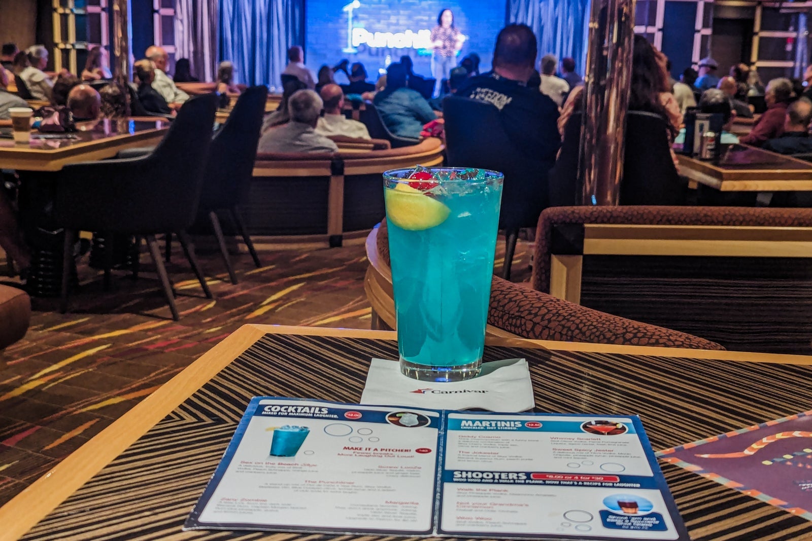 Carnival Glory Punchliner drink