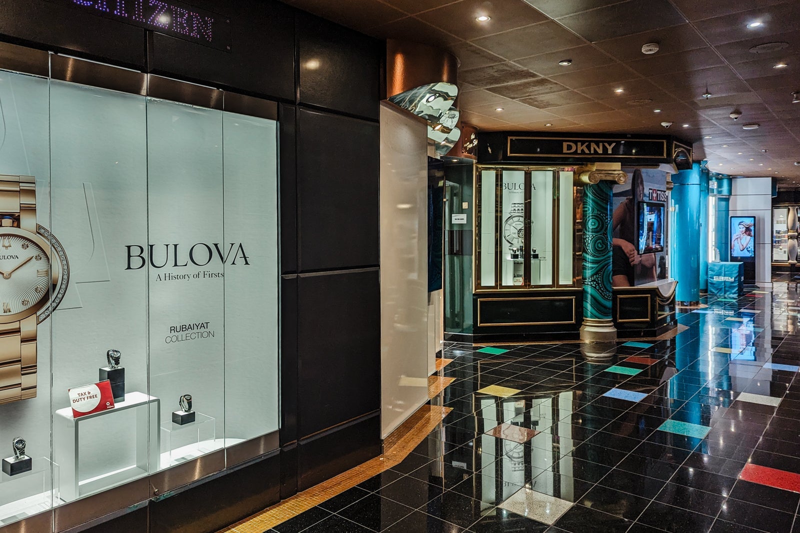 Carnival Glory shopping