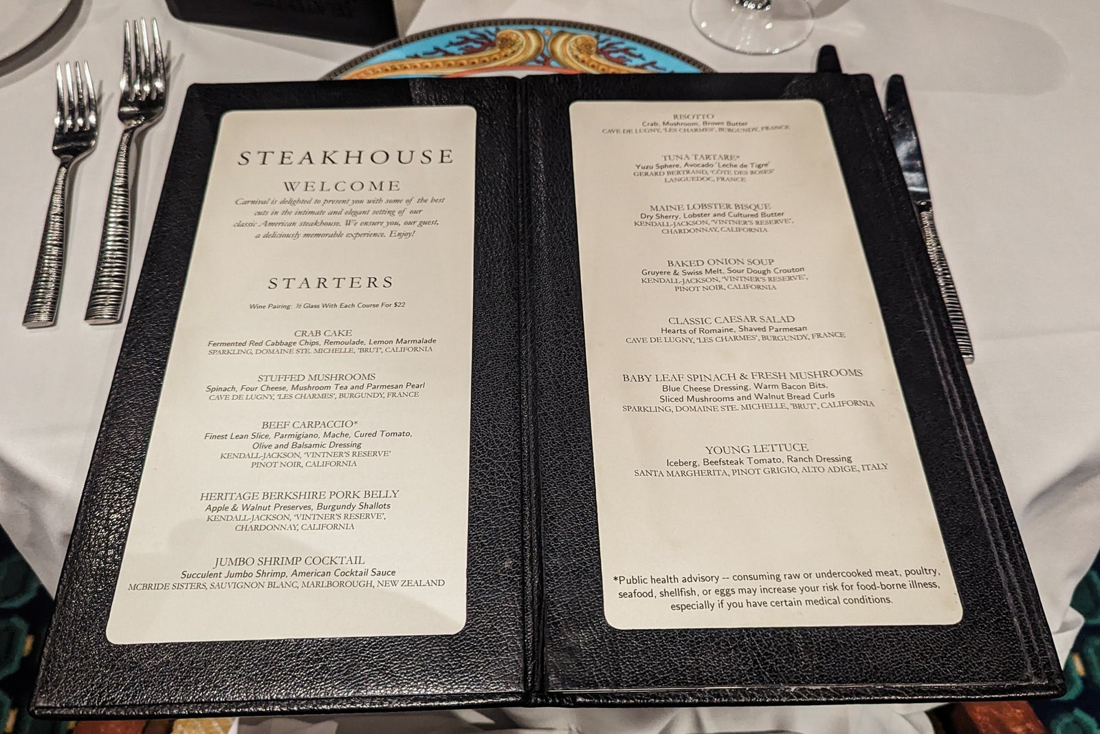 Carnival Glory Steakhouse