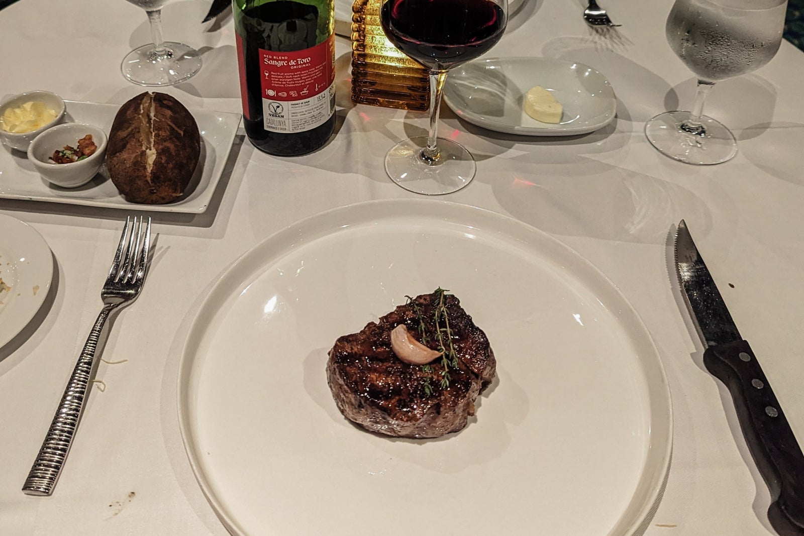 Carnival Glory steakhouse