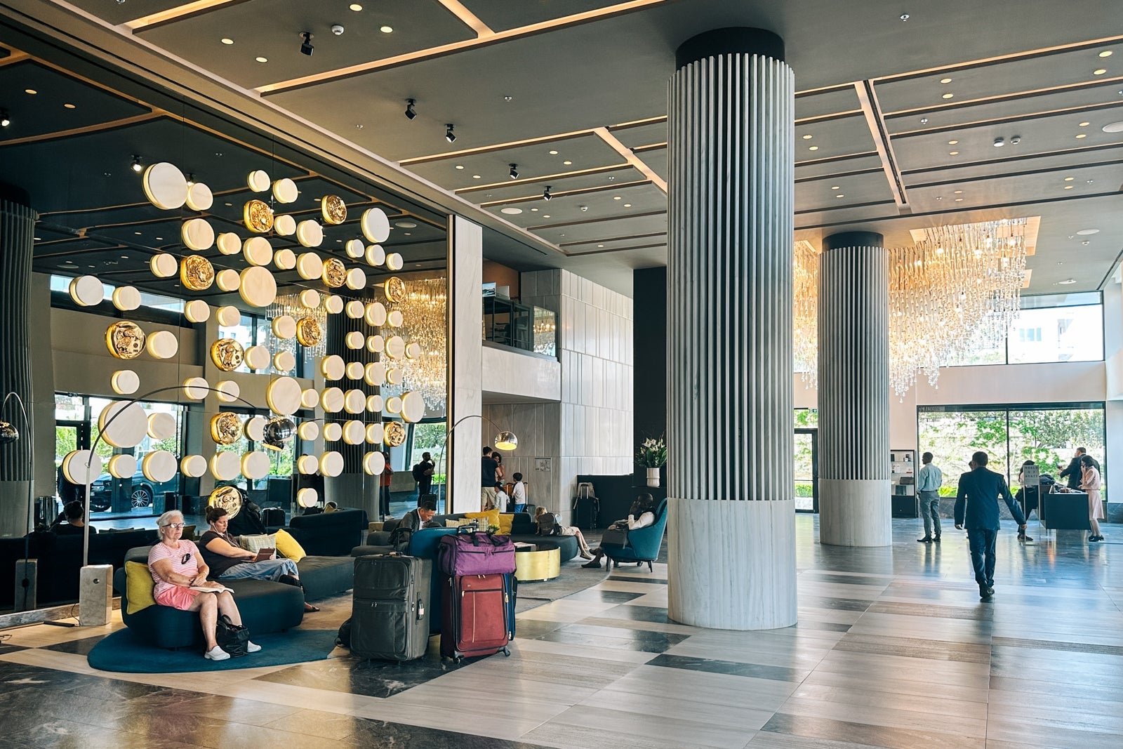 Lobby of the Grand Hyatt Athens