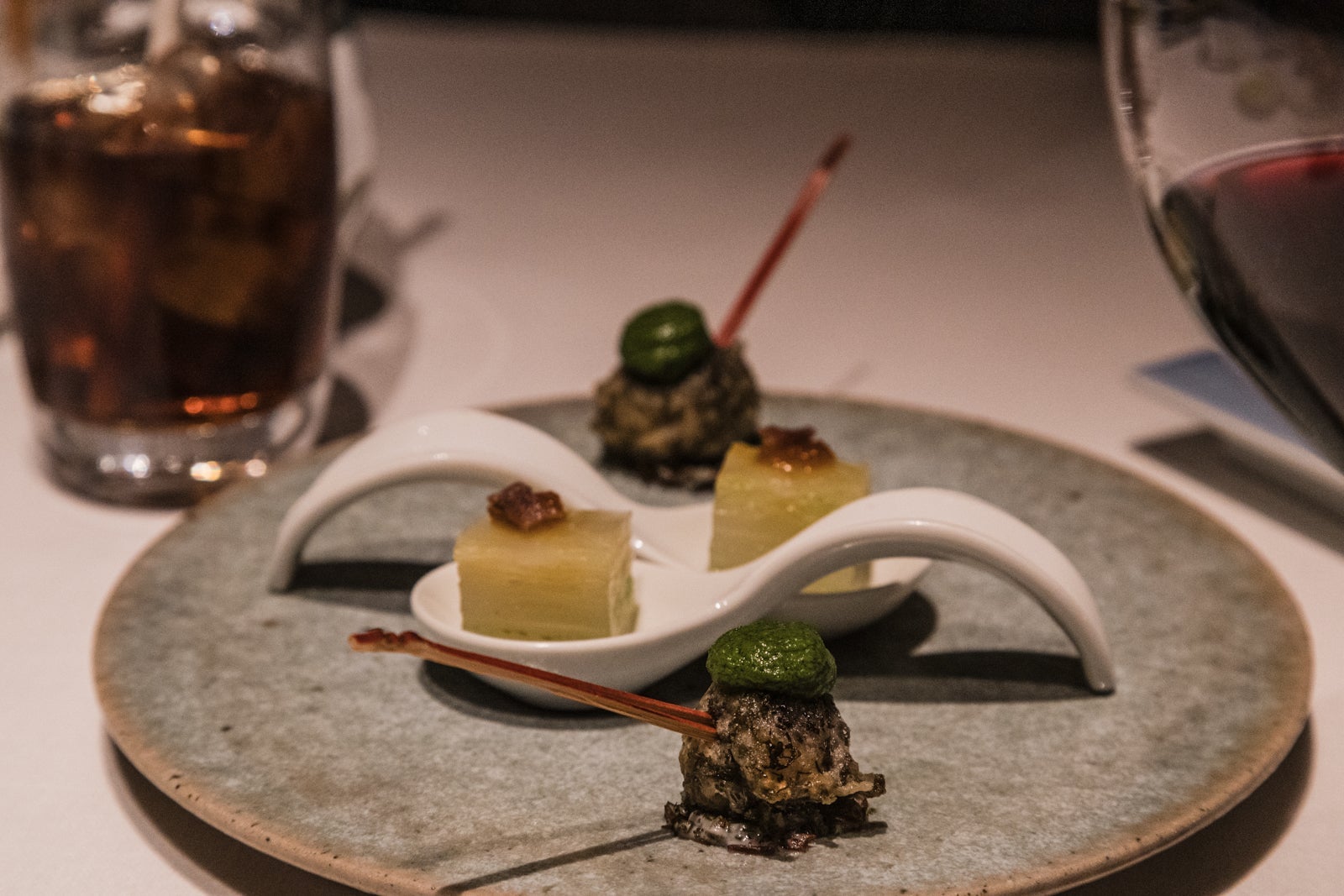Amuse bouche at La Locanda, The Ritz-Carlton, Kyoto