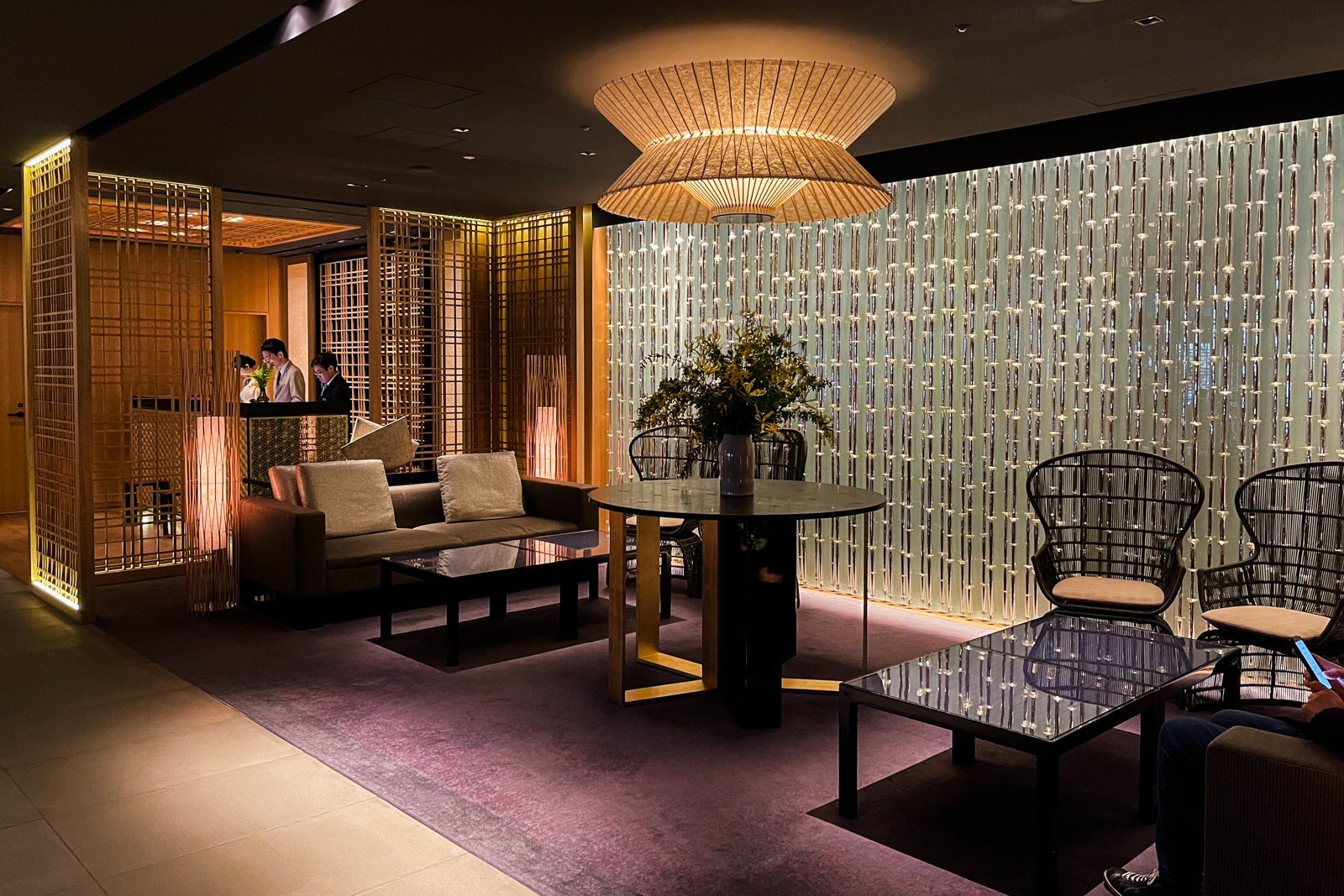 Ritz-Carlton, Kyoto front desk