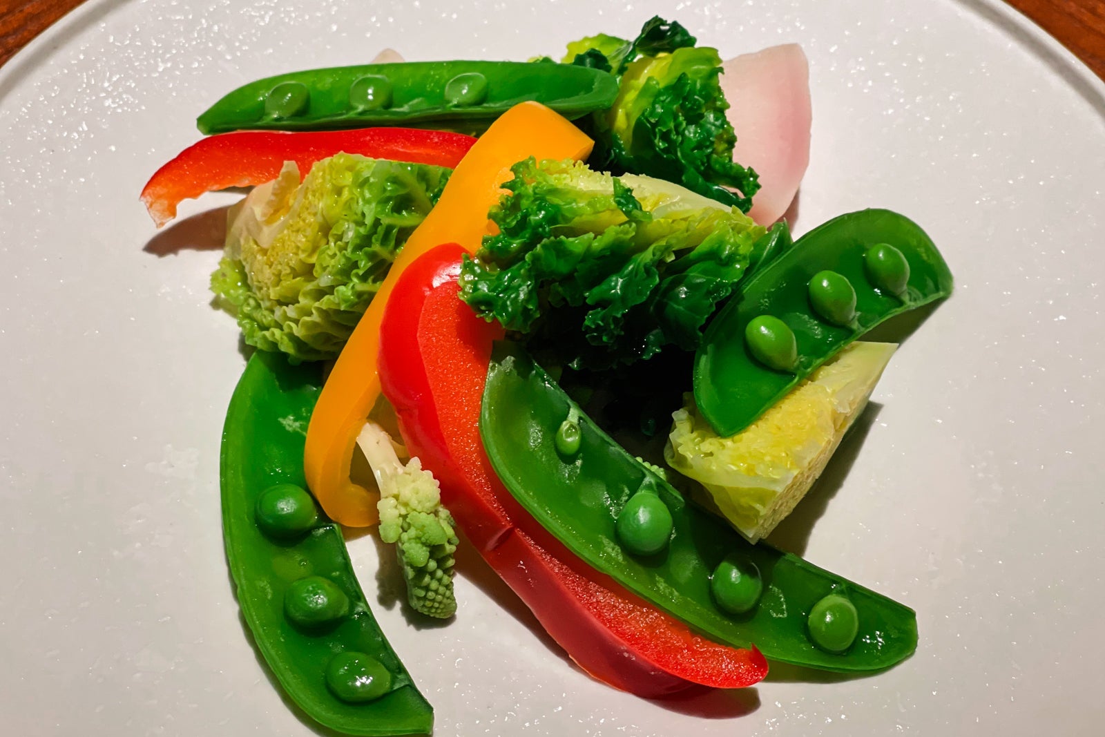 Breakfast vegetable plate at The Ritz-Carlton, Kyoto
