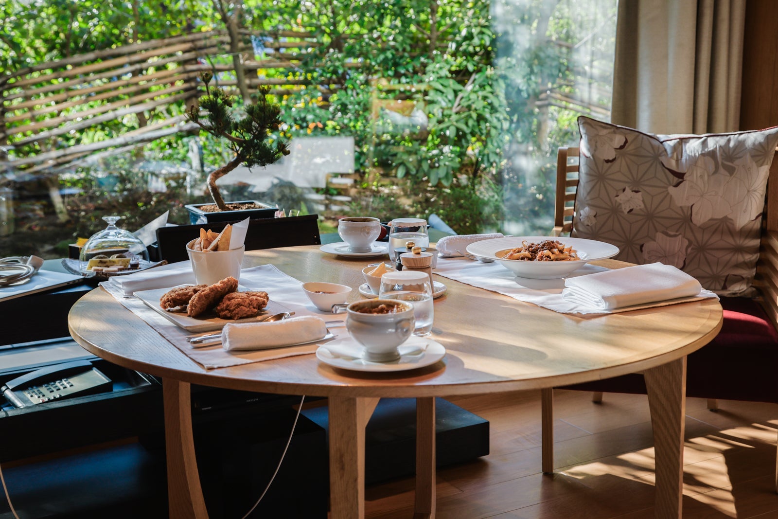 Room service at The Ritz-Carlton, Kyoto