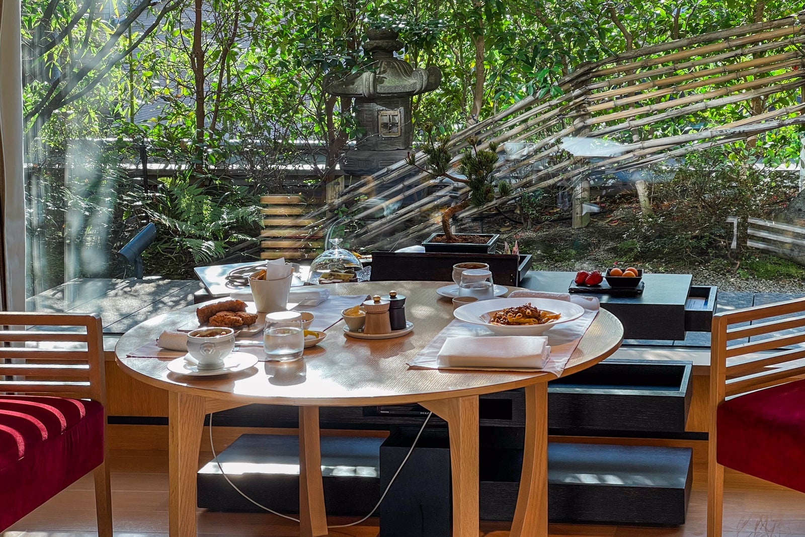 Room service at The Ritz-Carlton, Kyoto