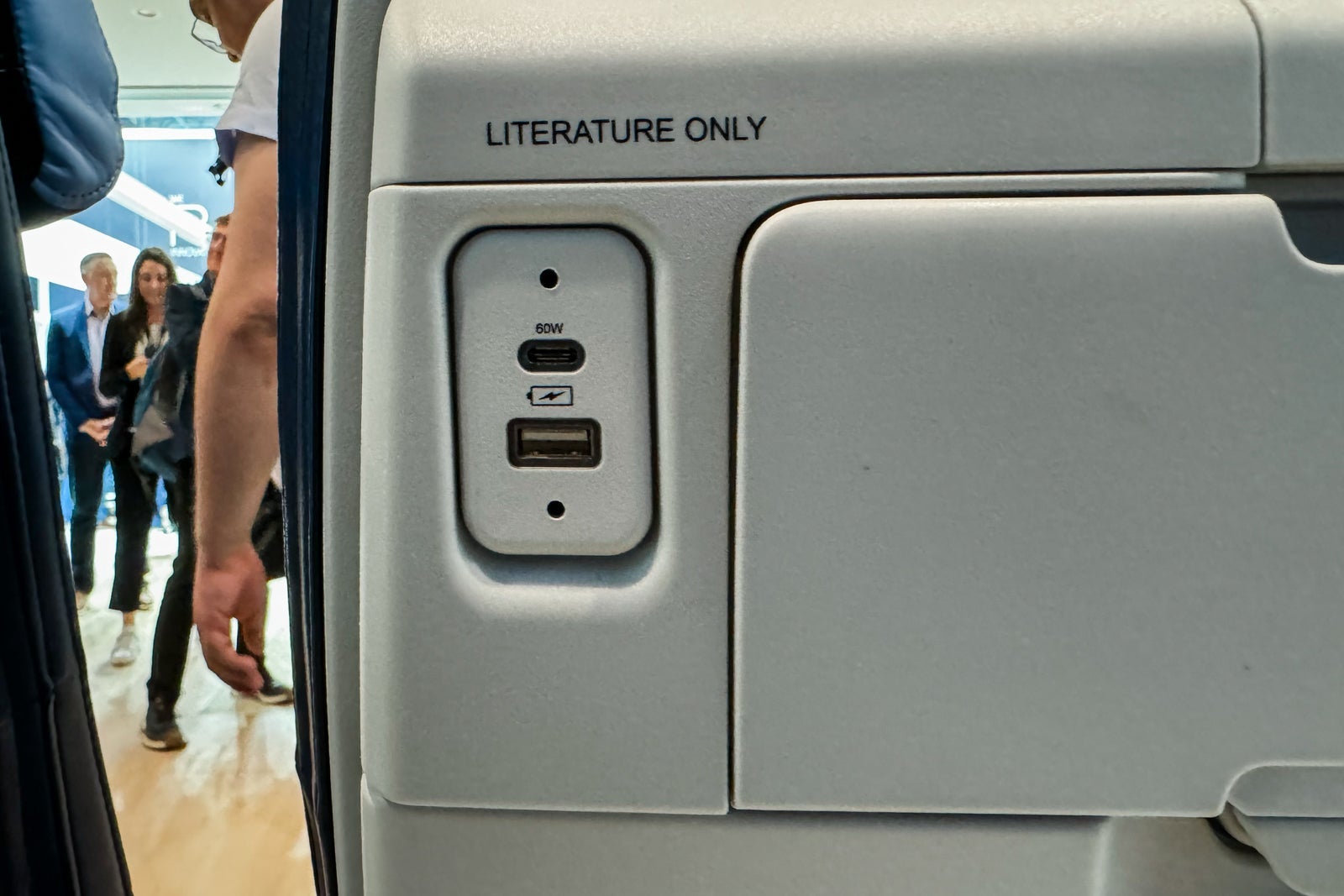 New Southwest seat USB charging port