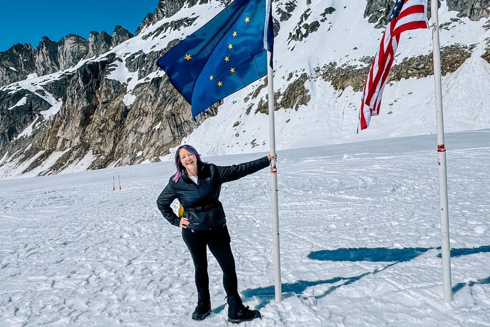 dog sled and helicopter tour in Alaska