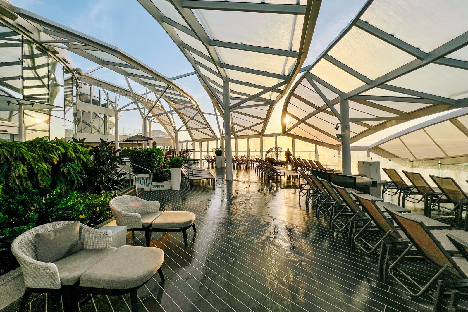 The Solarium on Symphony of the Seas