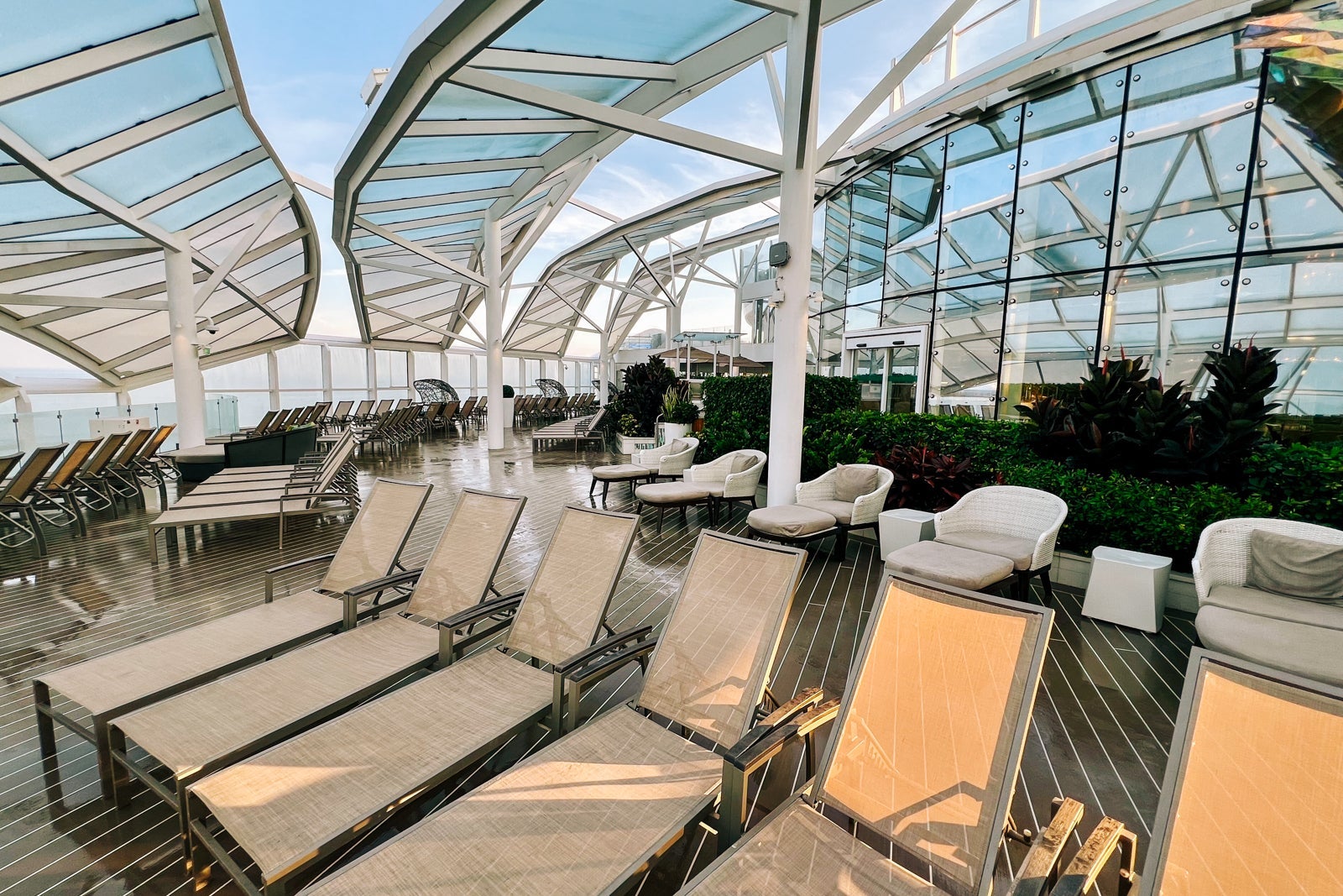 The Solarium on Symphony of the Seas