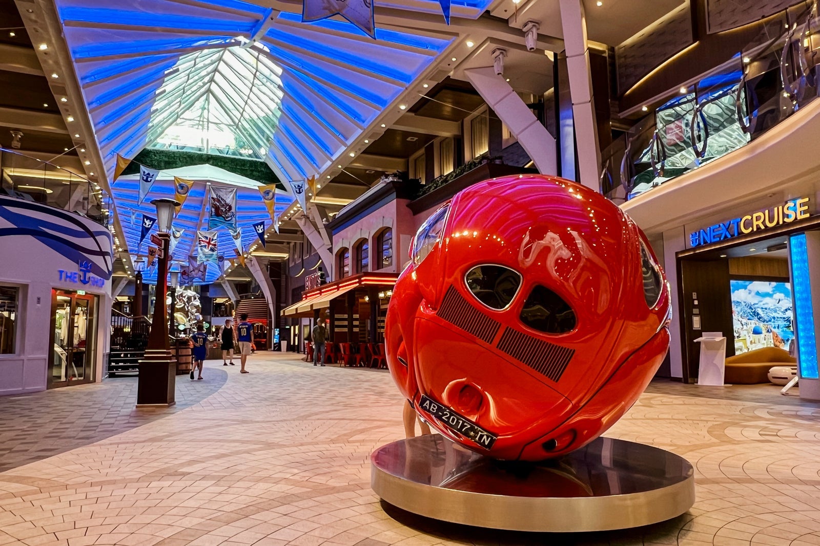 The Royal Promenade on Symphony of the Seas