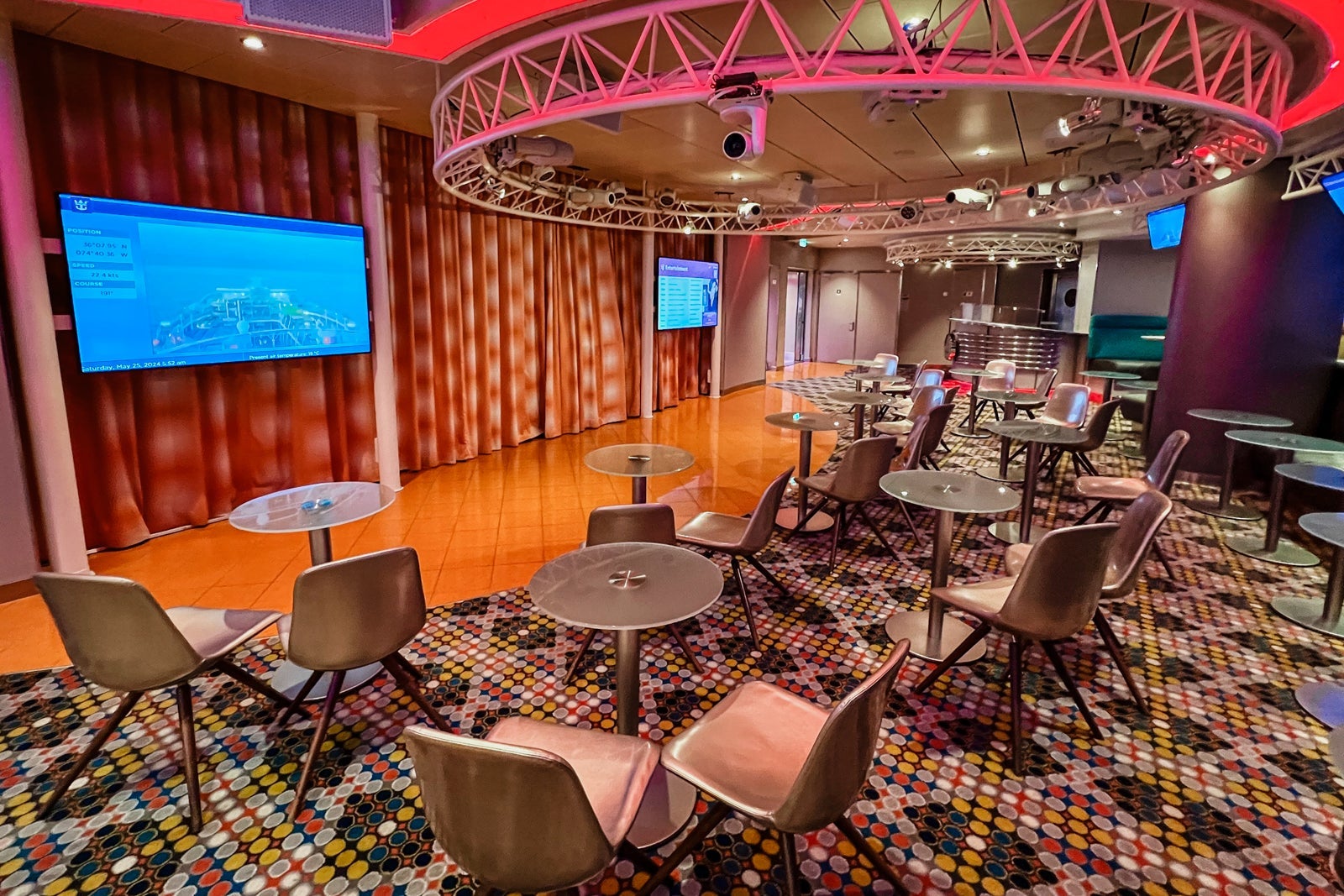 The On Air karaoke lounge on Symphony of the Seas