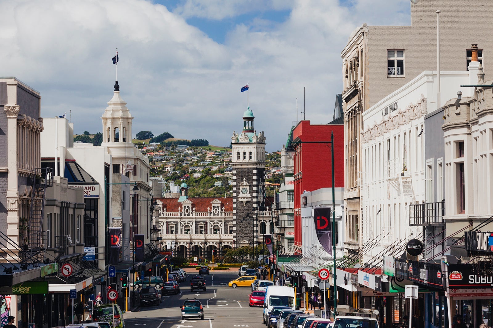 Downtown Dunedin, New Zealand