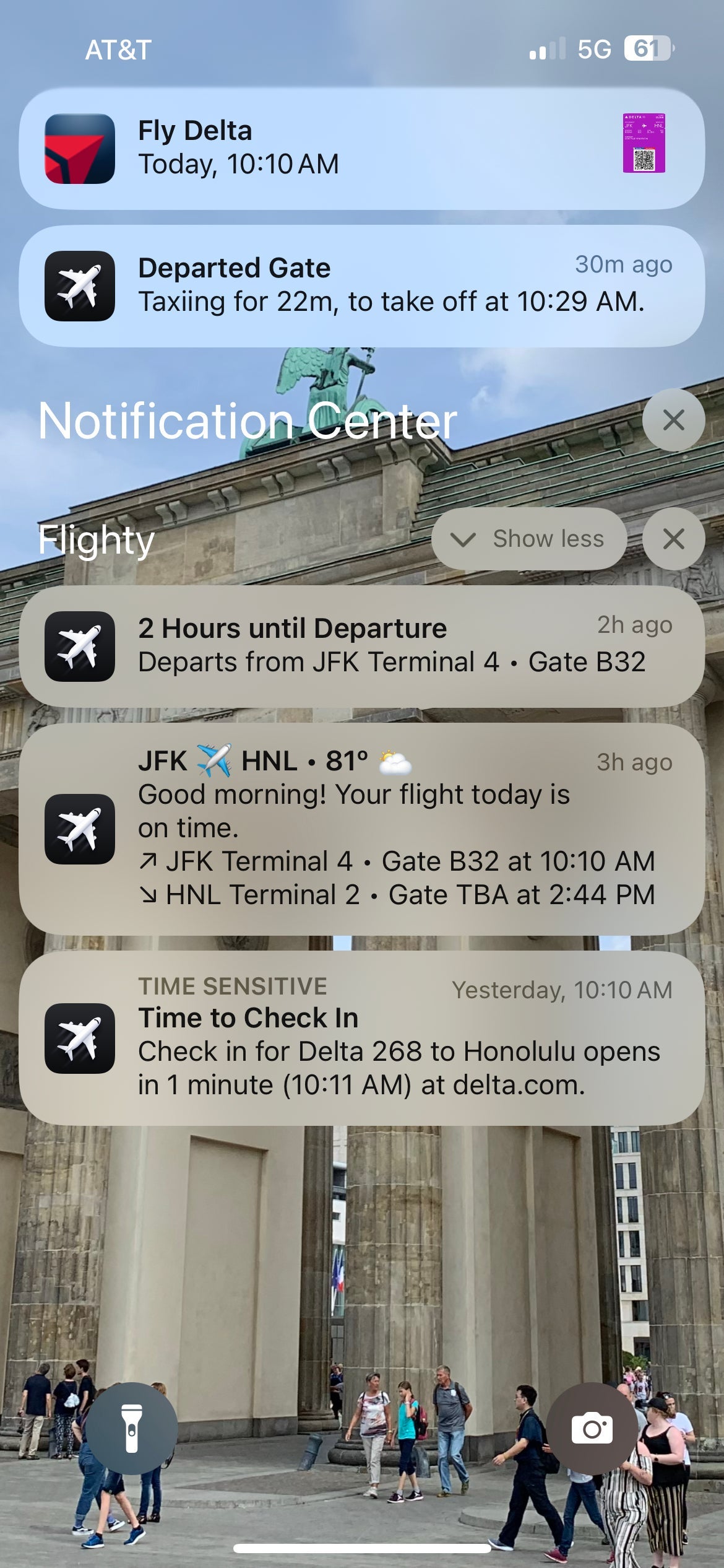 Flighty notifications. FLIGHTY