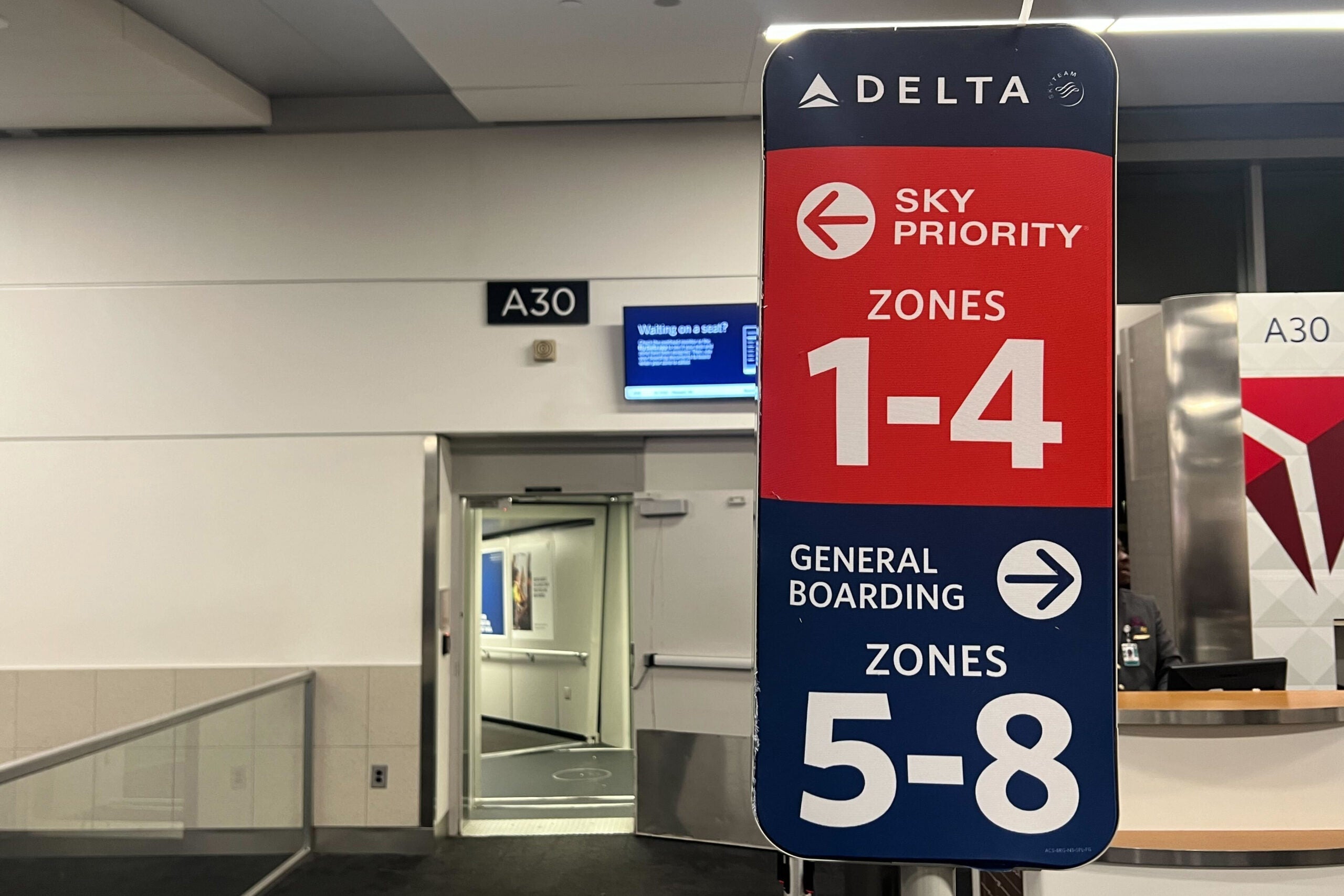 delta boarding area
