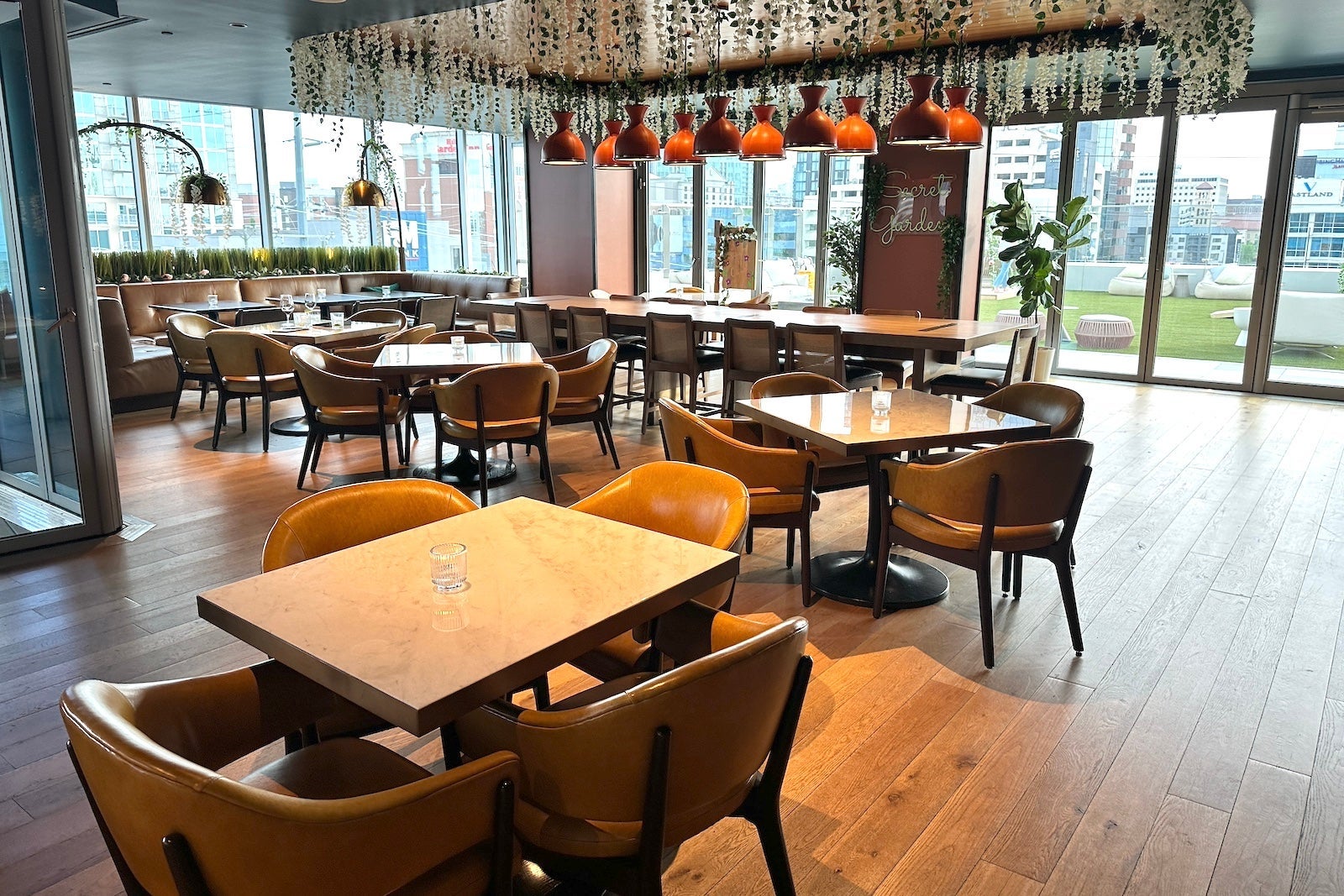 Dining area at the Conrad Nashville