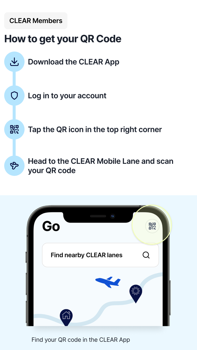 Clear launches new app-based lane in Louisville - The Points Guy