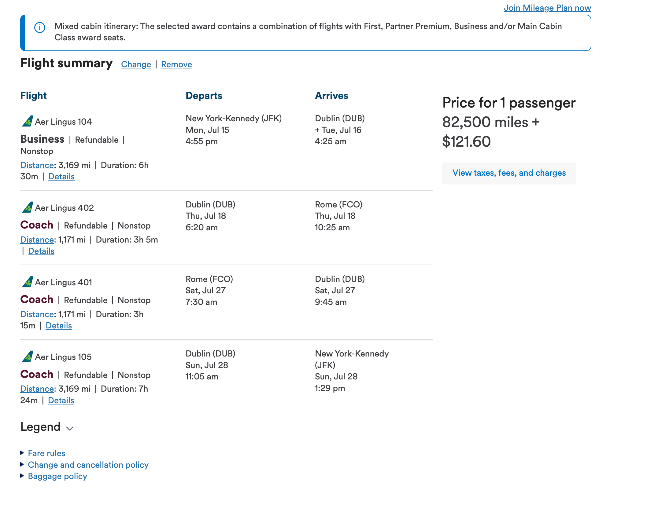 A redemption with a stopover added. ALASKA