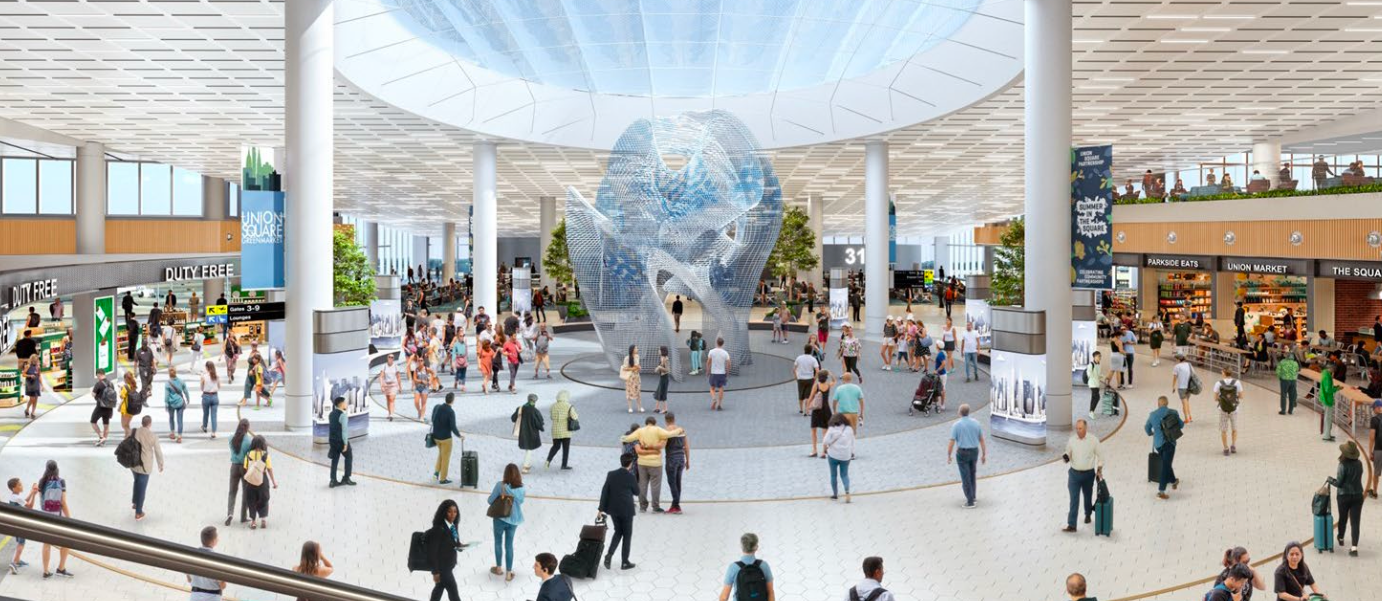 airport rendering jfk