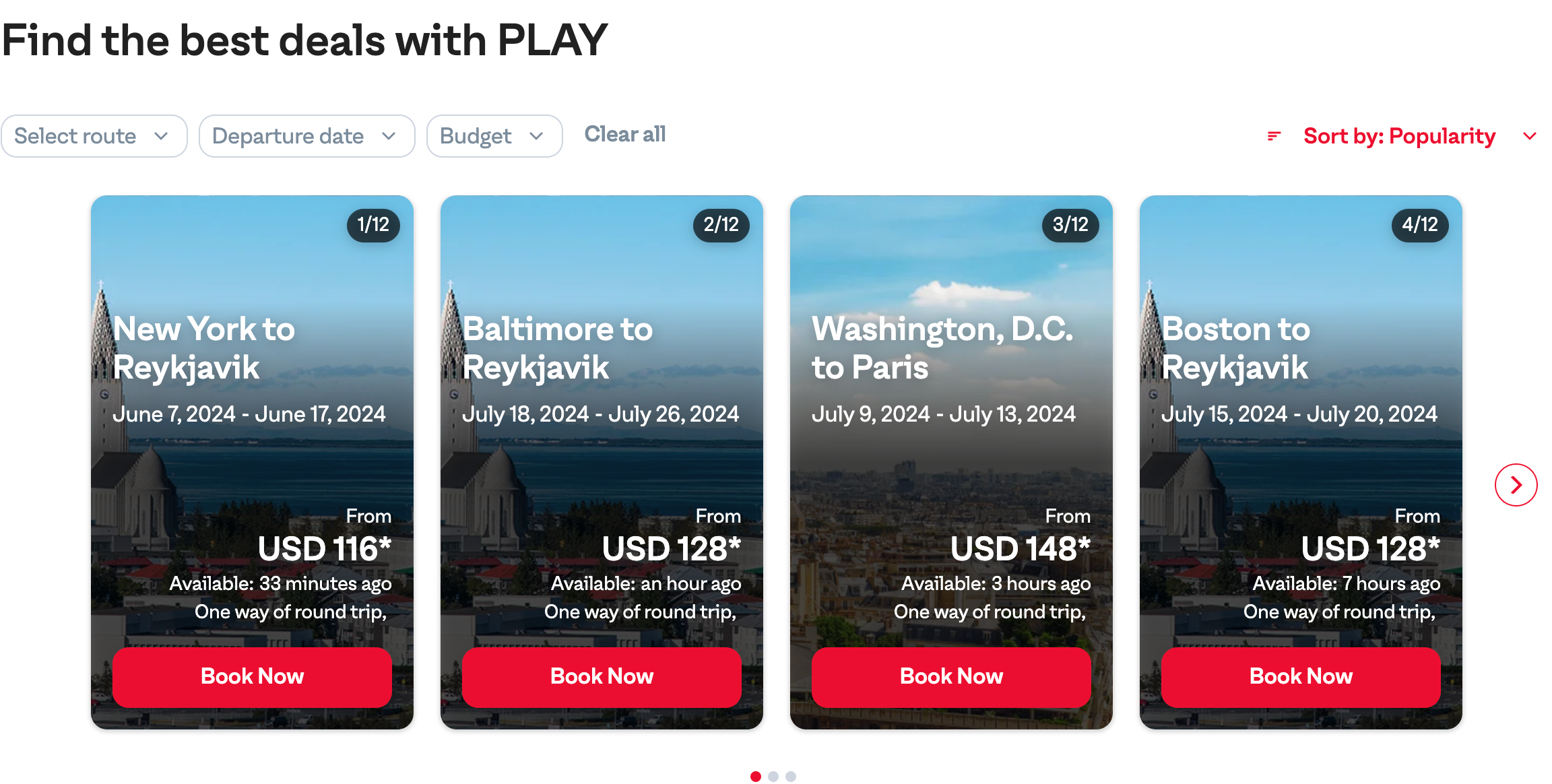 SCREENSHOT OF ADVERT FOR PLAY SALE
