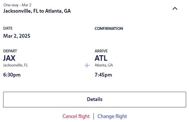 Cancel Southwest flight