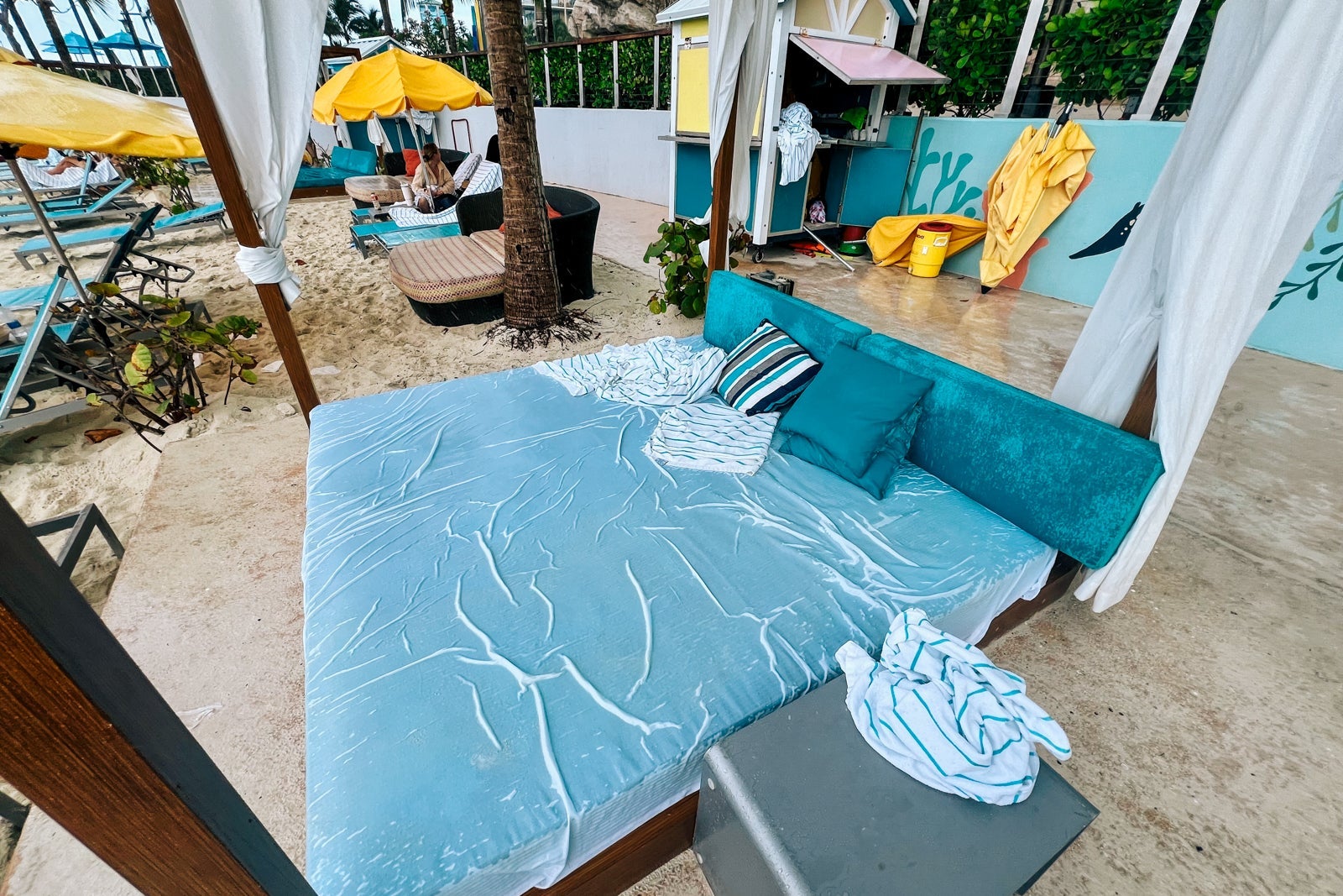 If only this cabana had a solid roof