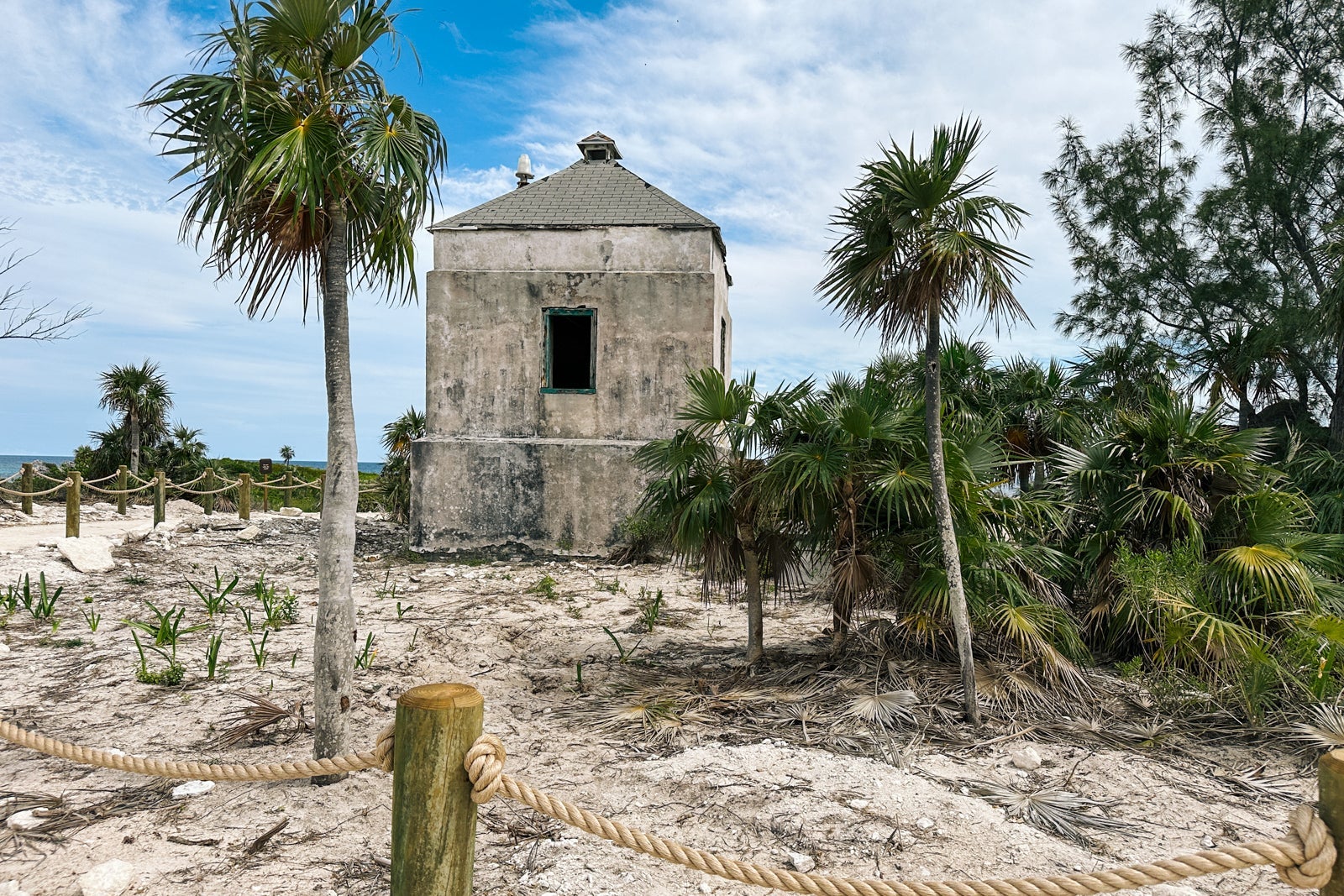The lighthouse at Disney's Lookout Cay at Lighthouse Point