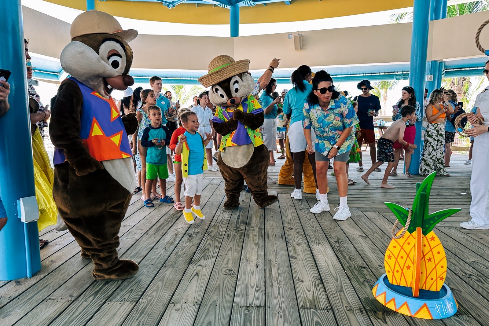 Dale and Chip at Disney's Lookout Cay at Lighthouse Point