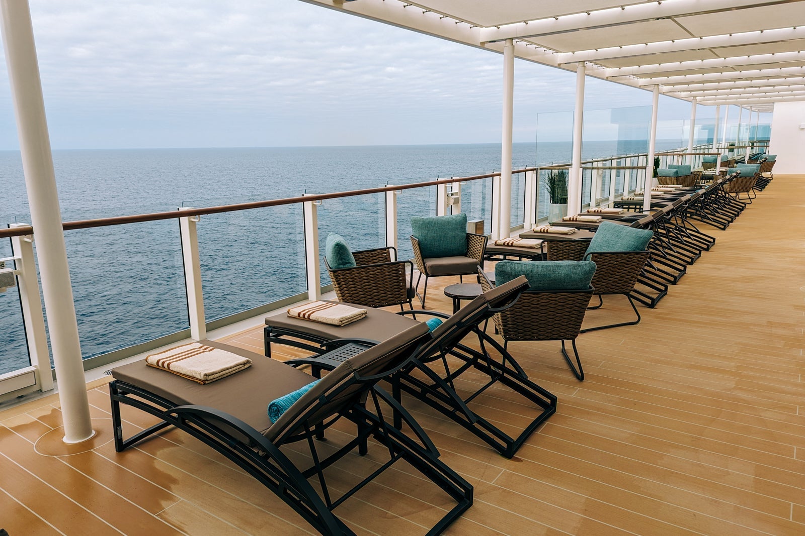 Silver Ray pool deck.