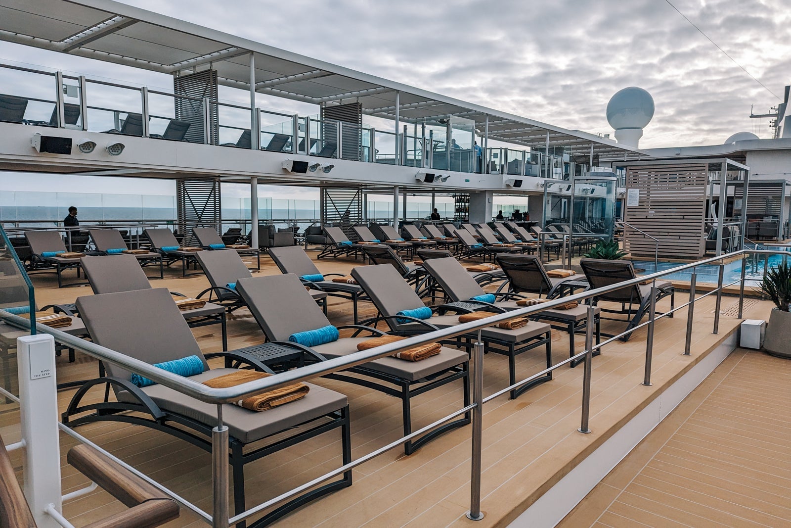 Silver Ray pool deck.