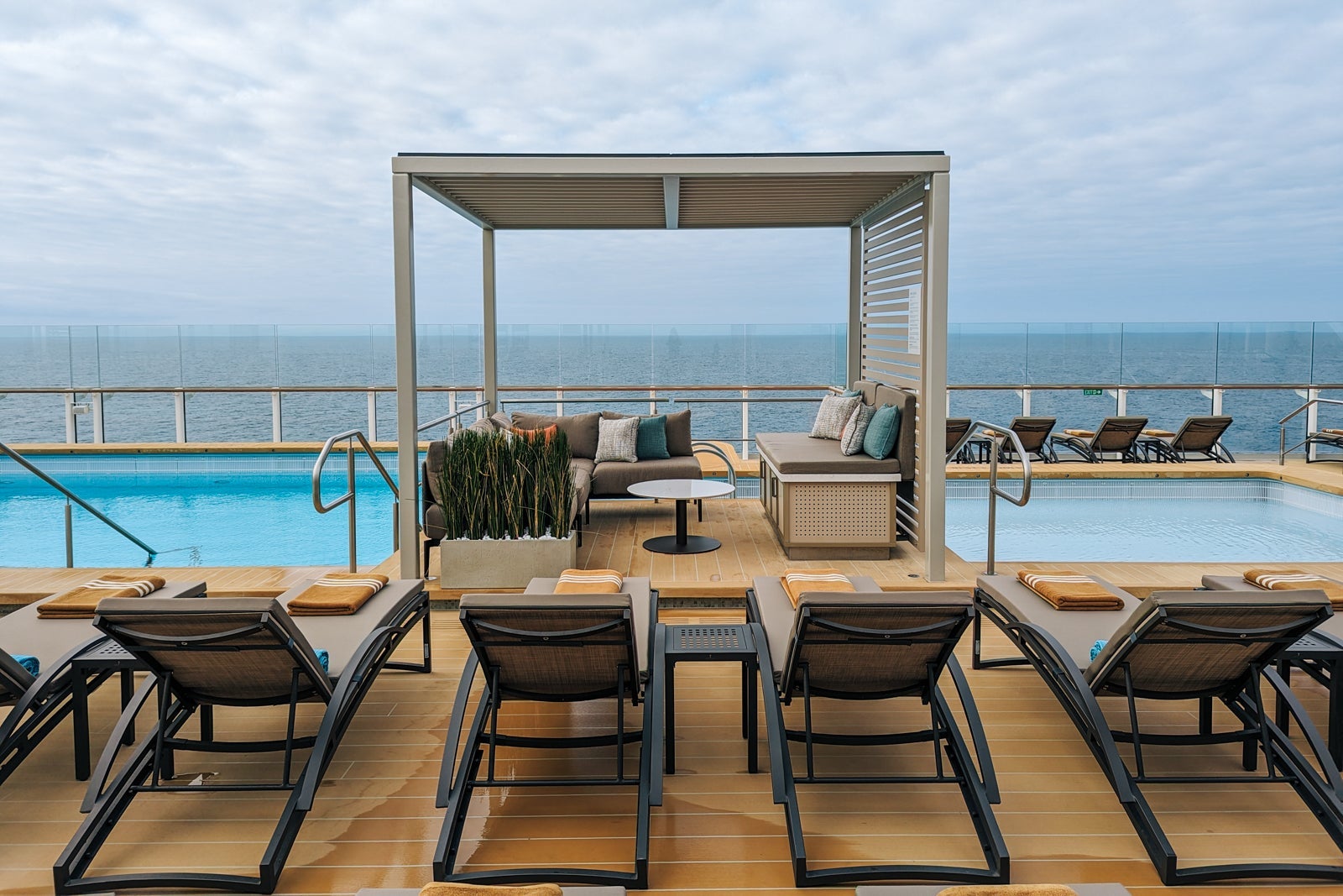 Silver Ray pool deck.